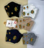 جوراب مچی زنانه (10جفت) فانتزی لب تور کد2121