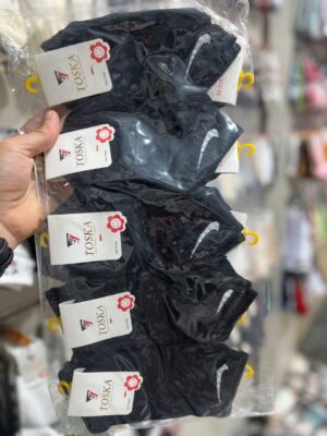 جوراب مچی اسپرت(10جفتی)کامل مشکی نایک کد2126