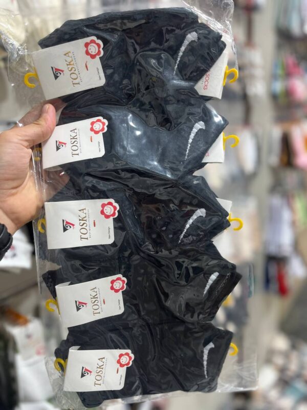 جوراب مچی اسپرت(10جفتی)کامل مشکی نایک کد2126