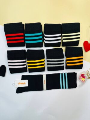 جوراب زنانه(12جفت)زیرزانو سه ربع کد2221