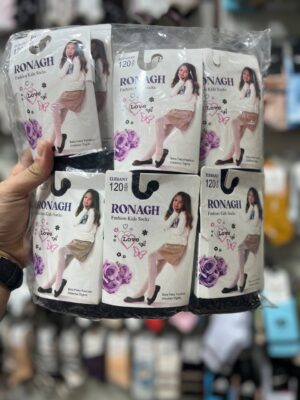 جوراب شلواری بچه گانه(12عدد)طرح زنبوری کد5089