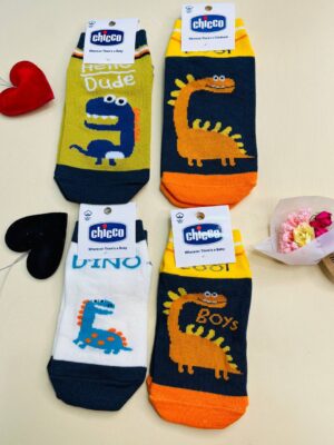 جوراب بچه گانه(12جفت)مچی برند چیکو کد5063