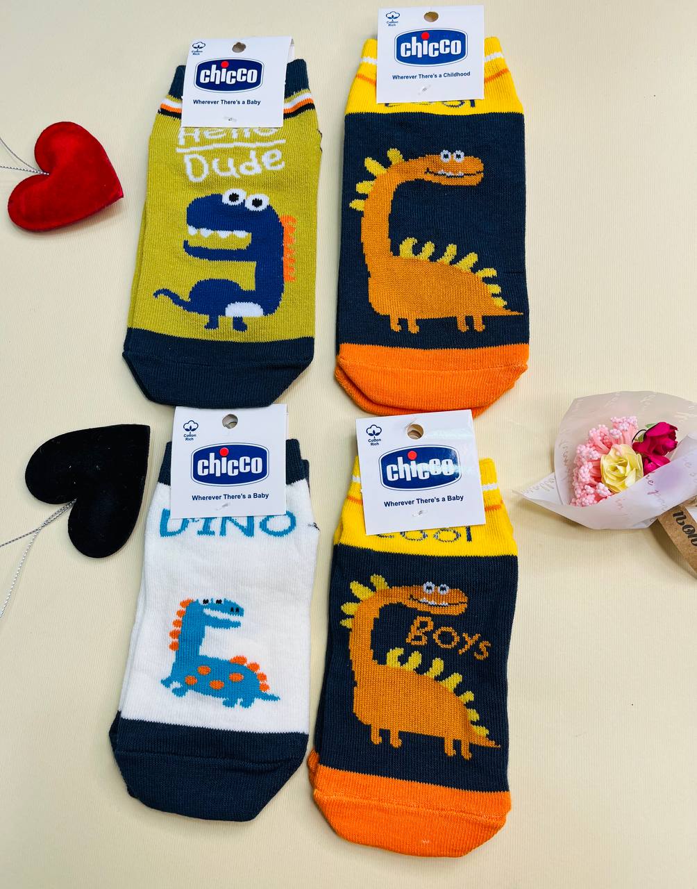 جوراب بچه گانه(12جفت)مچی برند چیکو کد5063 جوراب بچه گانه(12جفت)مچی برند چیکو کد5063