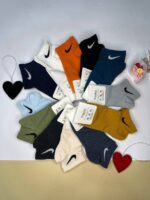 جوراب مچی(12جفت)بچه گانه نایک 12رنگ کد5056
