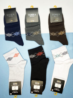 جوراب مردانه نیم ساق(12جفت) کد1236