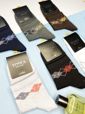 جوراب مردانه نیم ساق(12جفت) کد1236