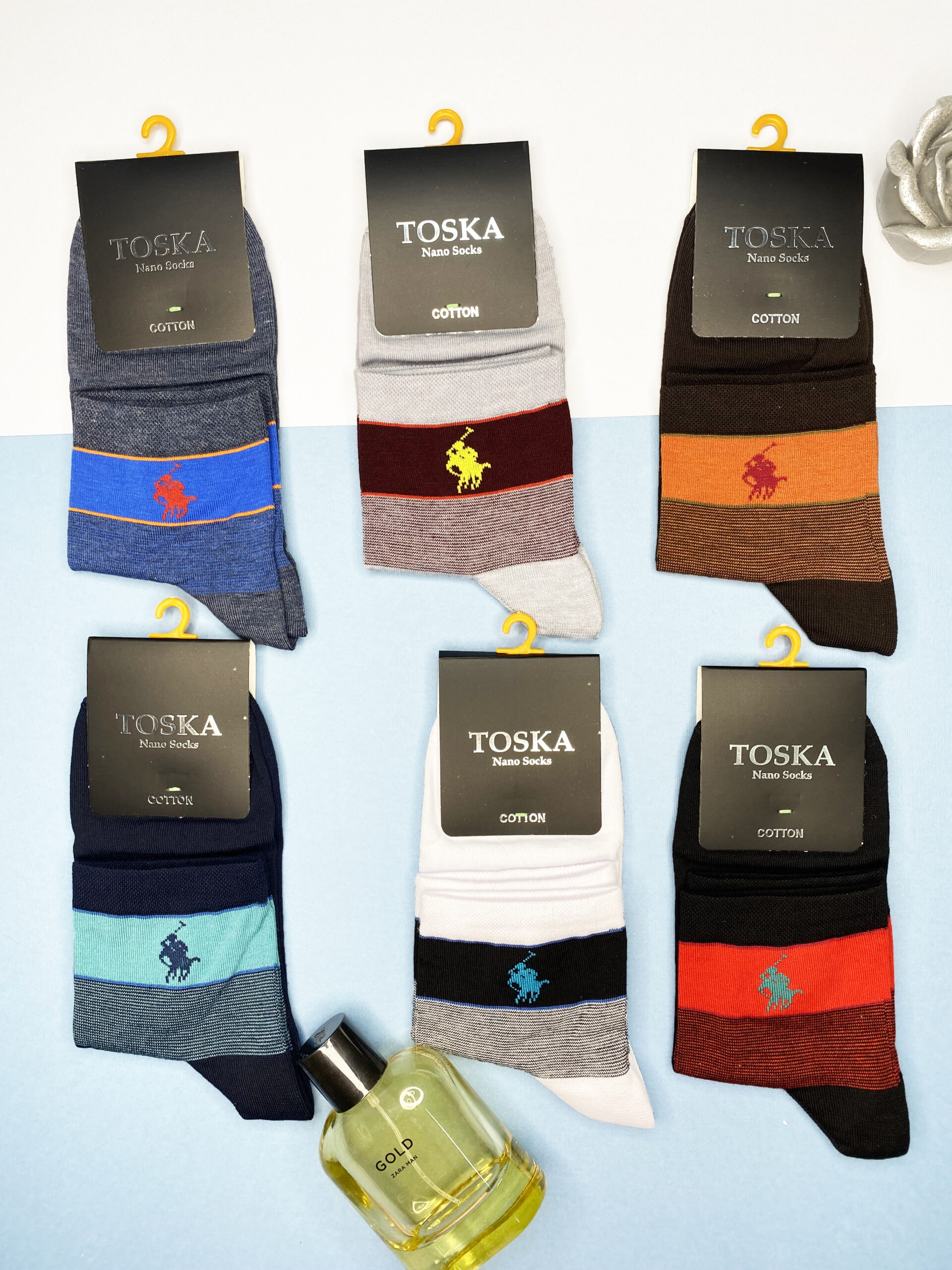 جوراب مردانه نیم ساق(12جفت) طرح polo کد1237 جوراب مردانه نیم ساق(12جفت) طرح polo کد1237