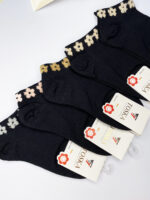 جوراب مچی زنانه(10جفت)کامل مشکی کد2219