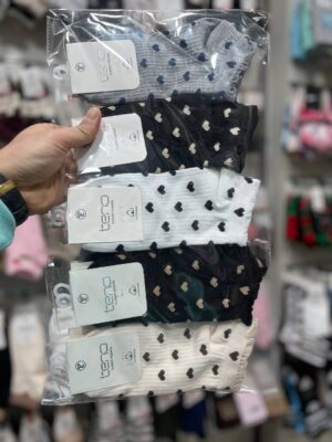 جوراب مچی زنانه(10جفت)برند تنو کد2218