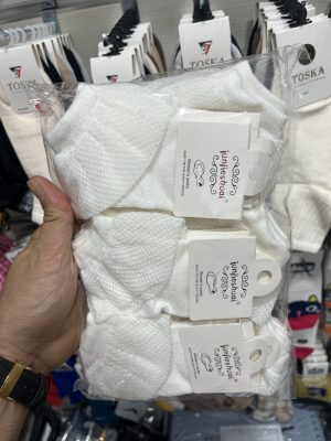 جوراب بچه گانه لب تور(12جفت)1تا3سال کد5139
