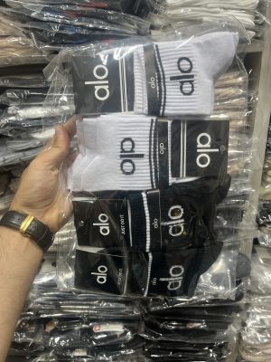 جوراب نیم ساق alo(12جفت)کد3061 جورابیا|عمده فروشی جوراب ورزشی