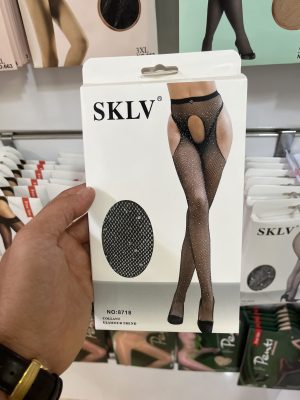 جوراب شلواری فاق باز نگین دار(پک6عددی)وارداتی
